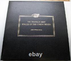 Franklin Mint States Of The Union Series Sterling Silver Proof Complete Set 50pc