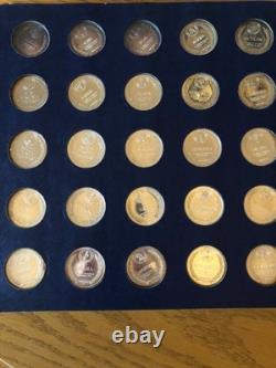 Franklin Mint States Of The Union Series Sterling Silver Proof Complete Set 50pc