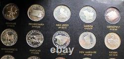 Franklin Mint States Of The Union Series Sterling Silver Proof Complete Set 50pc