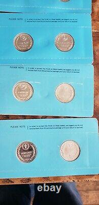Franklin Mint States of The Union Sterling Silver lot of 20 coins. Rare HTF