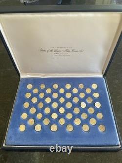 Franklin Mint States of the Union 50-Piece First Edition Sterling Silver