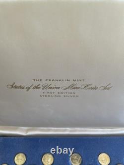 Franklin Mint States of the Union 50-Piece First Edition Sterling Silver