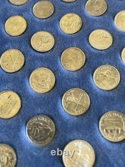Franklin Mint States of the Union 50-Piece First Edition Sterling Silver