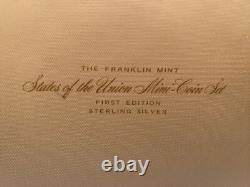 Franklin Mint States of the Union Mini Coin Set in Silver First Edition