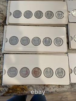 Franklin Mint States of the Union Series 50 Proof Sterling Silver Medals