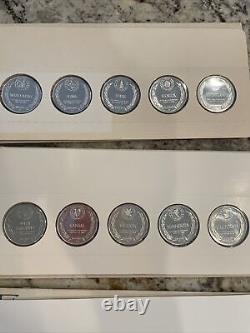 Franklin Mint States of the Union Series 50 Proof Sterling Silver Medals
