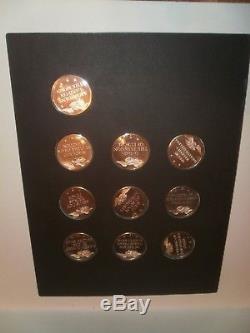 Franklin Mint Sterling AMERICAN HERITAGE, Medallic Treasury of American History