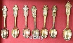 Franklin Mint Sterling Silver 1979 Jesus & the 12 Apostles Commemorative Spoons