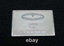 Franklin Mint Sterling Silver 50 Emblems of the World's Greatest Airlines Z683