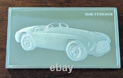 Franklin Mint Sterling Silver Bar/Ingot, 1000 grain, 1949 Ferrari 166MM