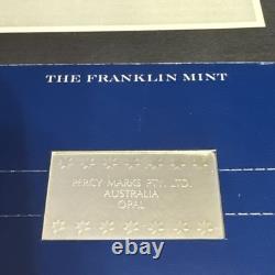 Franklin Mint Sterling Silver Bar Ingot Opal 1983 Percy Marks Australia 24.5g