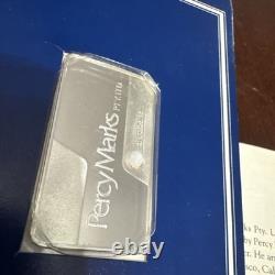 Franklin Mint Sterling Silver Bar Ingot Opal 1983 Percy Marks Australia 24.5g