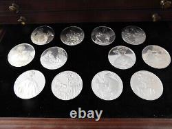 Franklin Mint Sterling Silver Coins The Genius Of Rembrandt set