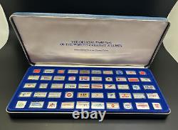 Franklin Mint Sterling Silver Emblems of the World Greatest Airlines Aviation