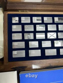 Franklin Mint Sterling Silver Flags Of America