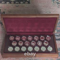 Franklin Mint Sterling Silver Medal Set 20 Ounces