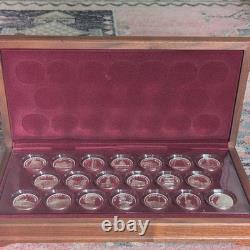 Franklin Mint Sterling Silver Medal Set 20 Ounces