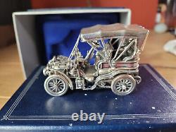 Franklin Mint Sterling Silver Miniature Car Collection 162 grams Sterling Silver