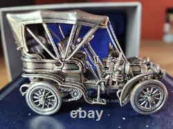 Franklin Mint Sterling Silver Miniature Car Collection 162 grams Sterling Silver