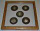 Franklin Mint Sterling Silver Official Gaming Coins World's Great Casinos Framed