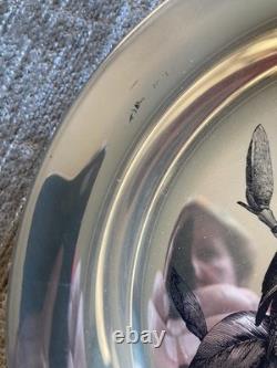 Franklin Mint Sterling Silver Plate The Cardinal 1972 Ltd Edition 6.1 troy oz