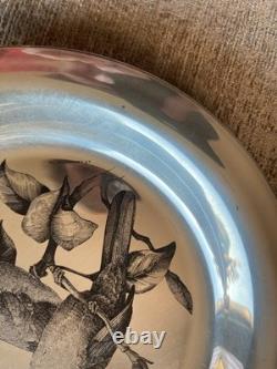 Franklin Mint Sterling Silver Plate The Cardinal 1972 Ltd Edition 6.1 troy oz