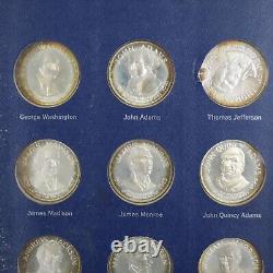 Franklin Mint Sterling Silver Presidential Commemorative Proof Set (36 Coins)