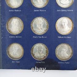 Franklin Mint Sterling Silver Presidential Commemorative Proof Set (36 Coins)