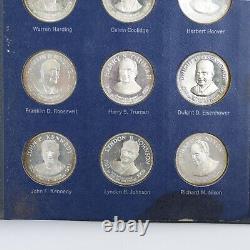 Franklin Mint Sterling Silver Presidential Commemorative Proof Set (36 Coins)