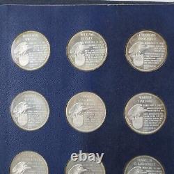 Franklin Mint Sterling Silver Presidential Commemorative Proof Set (36 Coins)