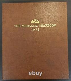 Franklin Mint Sterling Silver Proof Medallic Yearbook 1974 Limited Edition