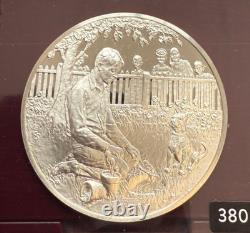 Franklin Mint Sterling Silver Rockwell, Frost A Mood Apart 30gm