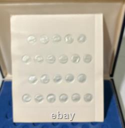 Franklin Mint Sterling Silver States of the Union Mini Coin Set