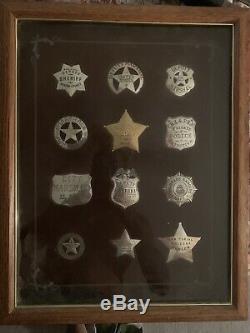 Franklin Mint Sterling Silver The Official Badges Of The Great Western Lawmen