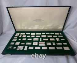 Franklin Mint Sterling Silver The World's Greatest Banknotes Complete Cased Set