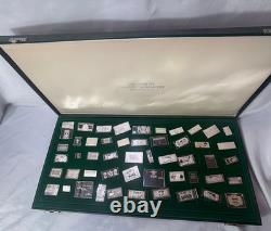 Franklin Mint Sterling Silver The World's Greatest Banknotes Complete Cased Set