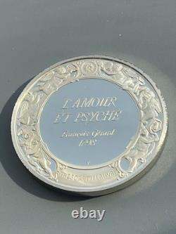 Franklin Mint Sterling Silver Treasures of Louvre F Gerard Psyche and Amur Medal