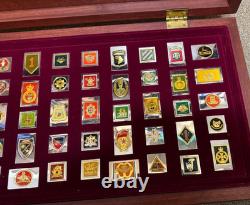 Franklin Mint Sterling Silver Worlds Greatest Regiments 30.6 tr oz Very Rare set
