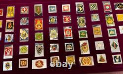 Franklin Mint Sterling Silver Worlds Greatest Regiments 30.6 tr oz Very Rare set