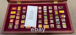 Franklin Mint Sterling Silver Worlds Greatest Regiments 30.6 tr oz Very Rare set