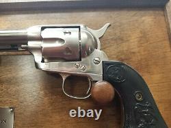 Franklin Mint THE BAT MASTERSON FORTY-FIVE Replica SAA Colt. 45 Revolver with COA