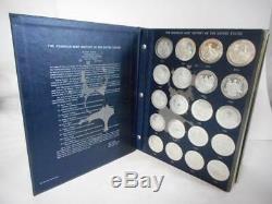 Franklin Mint THE HISTORY OF THE UNITED STATES Sterling Silver Medal Lot of 100