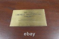 Franklin Mint The 100 Greatest Masterpieces Silver Round Complete Set With Case