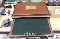 Franklin Mint The 100 Greatest Masterpieces Silver Round Complete Set With Case