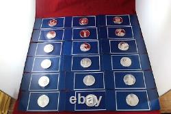 Franklin Mint The 100 Greatest Masterpieces Silver Round Complete Set With Case