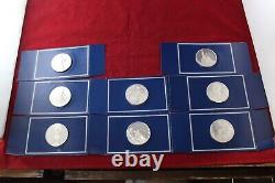 Franklin Mint The 100 Greatest Masterpieces Silver Round Complete Set With Case