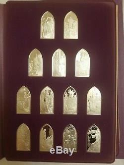 Franklin Mint The Books of the Bible Protestant Edition, sterling silver