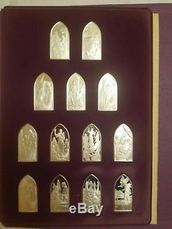 Franklin Mint The Books of the Bible Protestant Edition, sterling silver