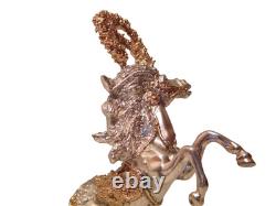 Franklin Mint The Dancing Horse Sascha Brastoff 1977 Sterling Silver 24K