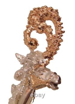 Franklin Mint The Dancing Horse Sascha Brastoff 1977 Sterling Silver 24K